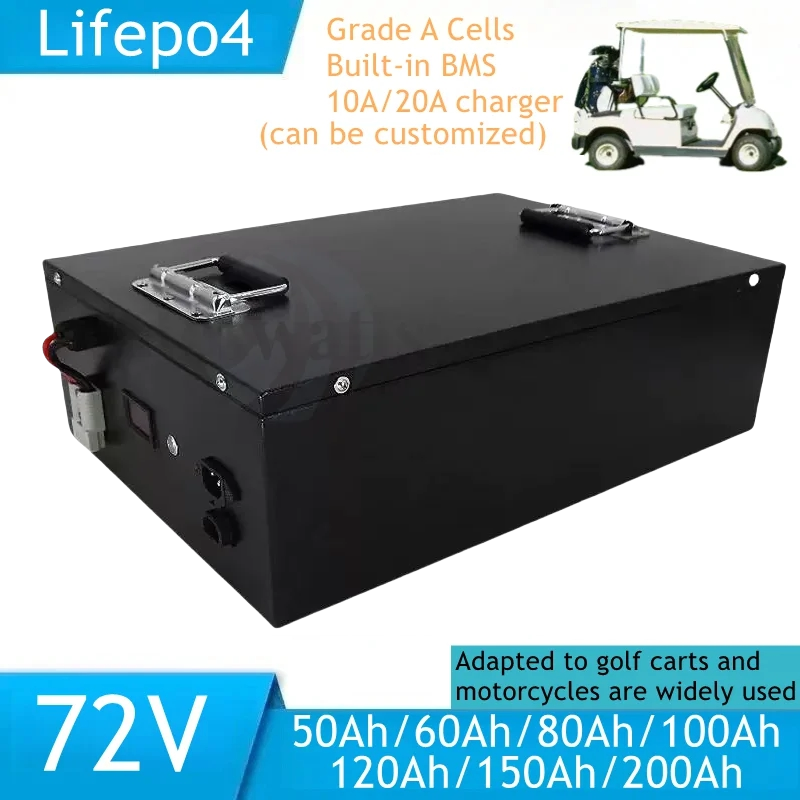 Lifepo4 72V 100Ah Battery Pack Ev - Lifepo4バッテリーパック 72V Bluetooth BMSアプリ付き 5000W 8000W