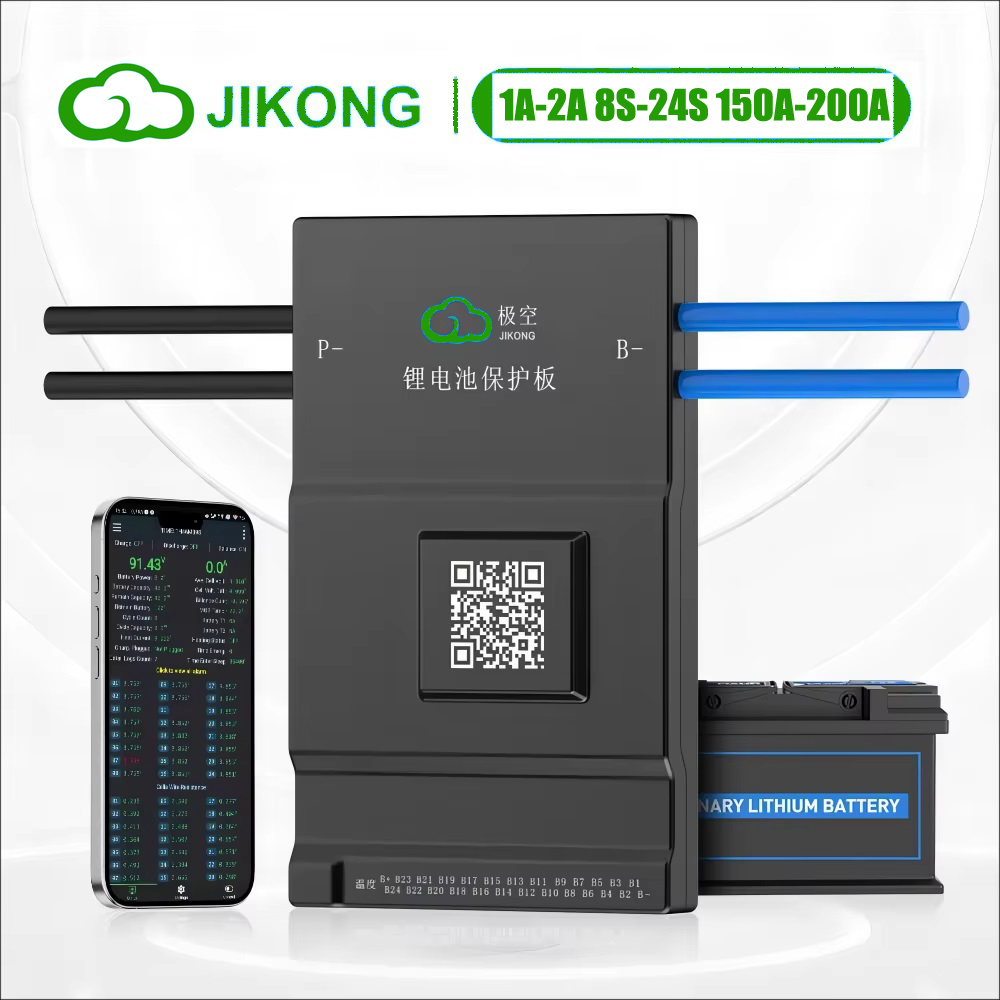 Smart Bms 24S 200A Bluetooth Lifepo4 - JK BMS アクティブバランス 150A 200A JIKONG