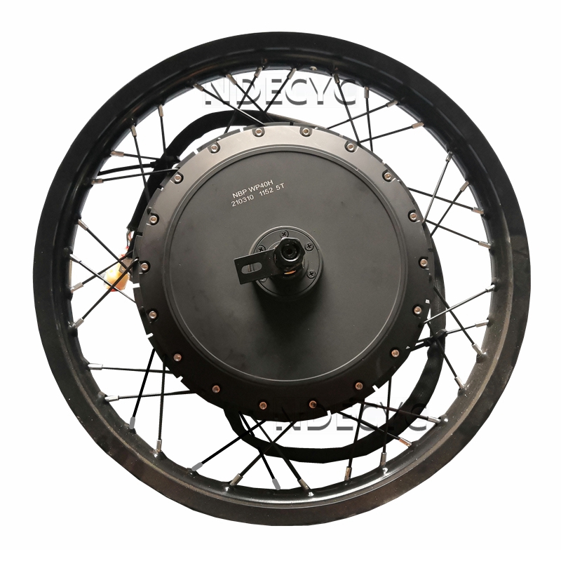 Qs Motor 273 8000W Hub Motor - NBpower/QS V3 273 40H バイク用モーター 18インチ