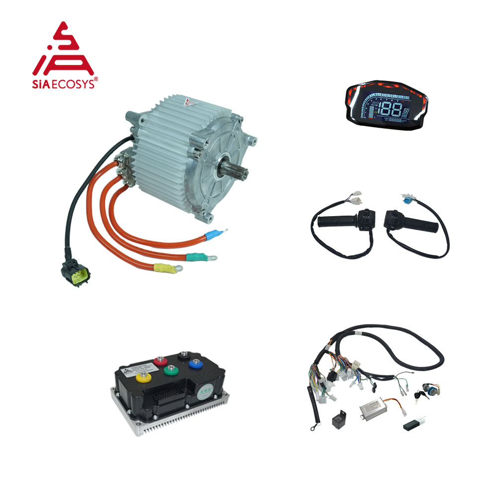 Mid Drive Motor Kit 72V 5000W - SIASZD142A-67 72V 5000W ミッドドライブモーター変換キット（Fardriver ND72490Bコントローラー付き）電動スクーター・バイク用