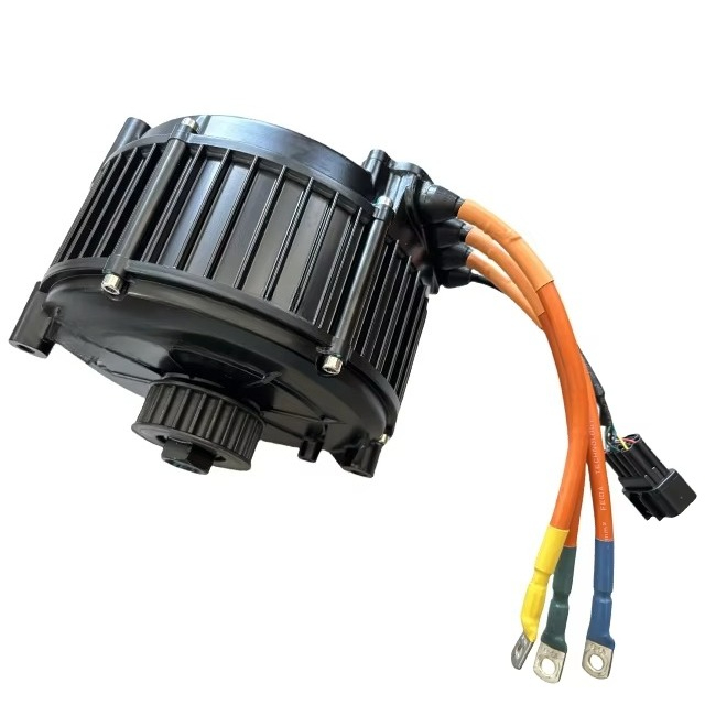 Mid Drive Motor Kit 72V 5000W - モーター165センターマウント5000W 72V 35HホールバージョンまたはエンコーダーPMSMミッドドライブモーター（Surron Light Beeコンバージョンキット用）