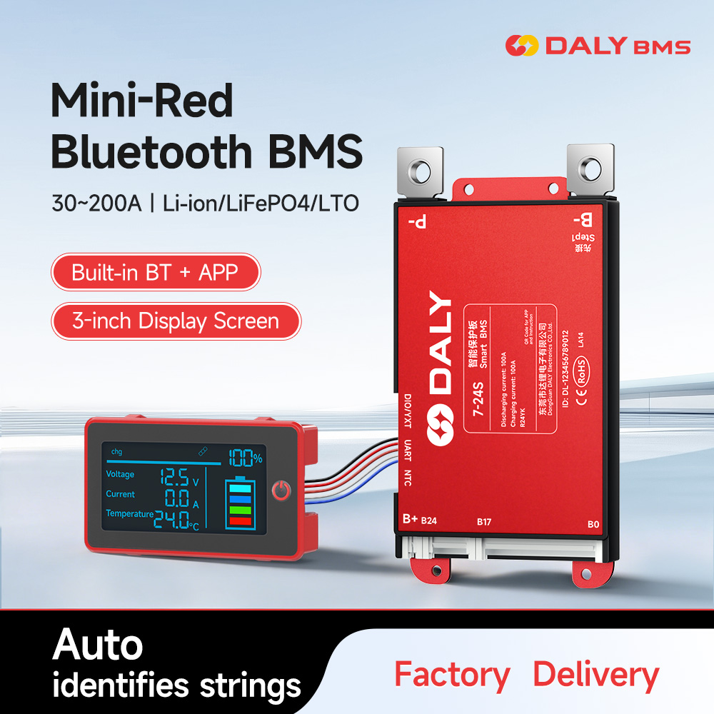 Smart Bms 24S 200A Bluetooth Lifepo4 - デイリー スマート 3インチ LCD BMS 30A