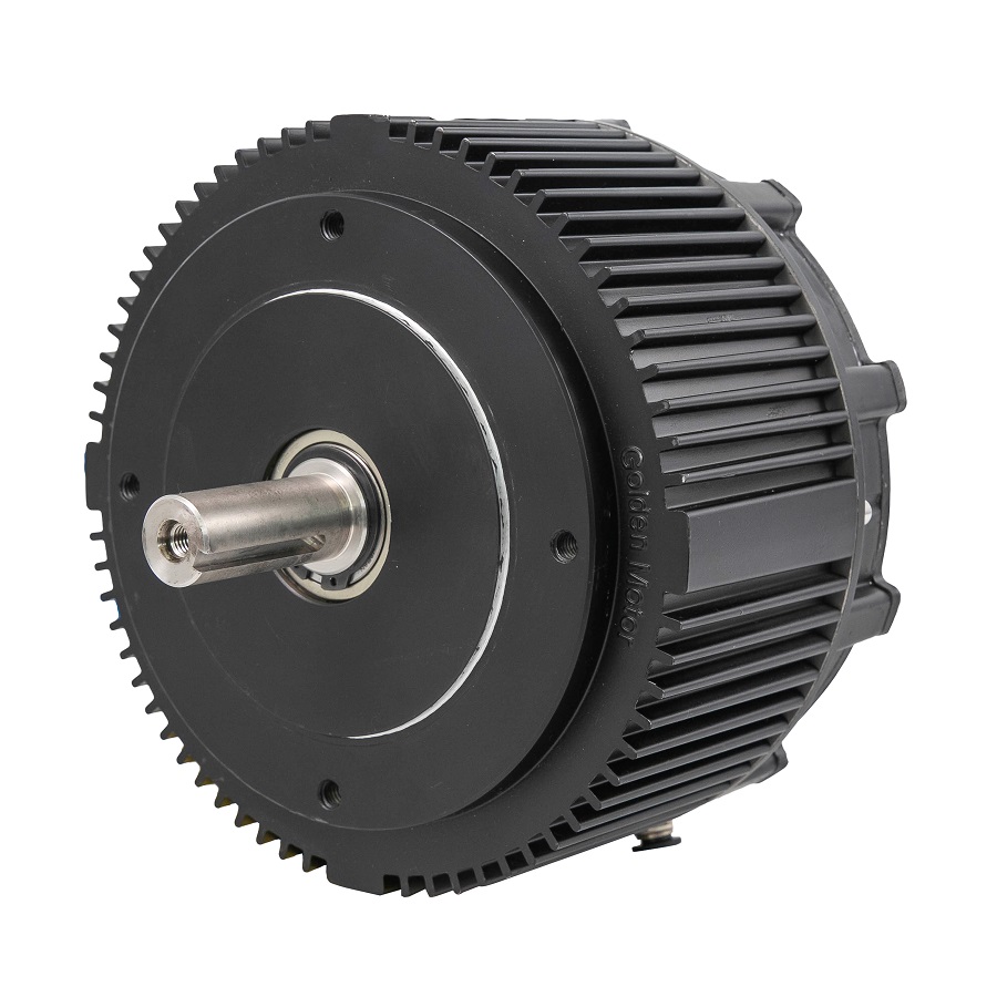 Mid Drive Motor Kit 72V 5000W - ゴールデンモーター格安価格PMSMミッドドライブ5000W IP65 48V/72V電動ゴルフカーモーターキット1年保証付き