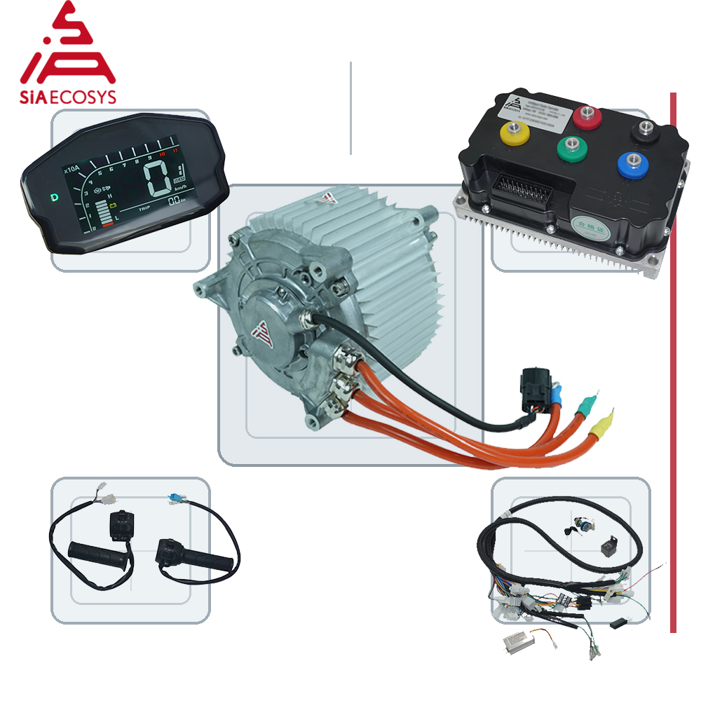 Mid Drive Motor Kit 72V 5000W - SiAECOSYS SIASZD142A-67 ミッドドライブモーターキット 5000W 72V 高トルク