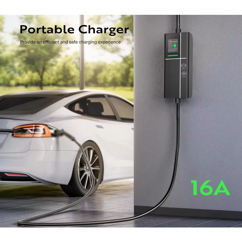 2026年式 ポータブルEV充電器 16A 5M 11KW  - Type 2 Portable Ev Charger 11Kw Cee のレビューと価格