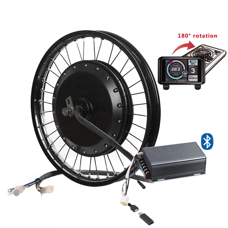 大トルク電動自転車バイク変換キット 72V 3000w 50 - Qs Motor 273 8000W Hub Motor のレビューと価格