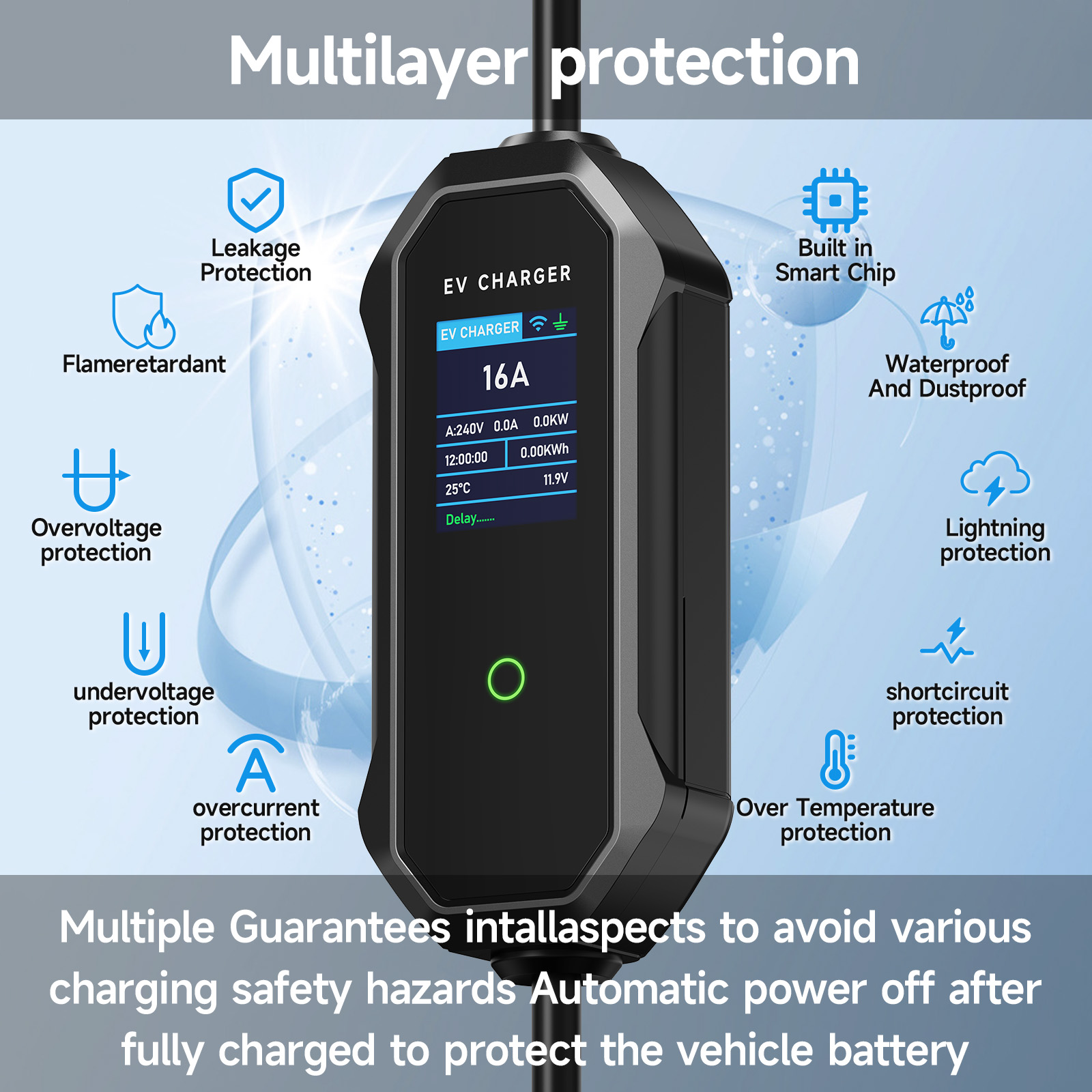 AFYEEV Type2 ポータブル EV 充電器 11KW - Type 2 Portable Ev Charger 11Kw Cee のレビューと価格