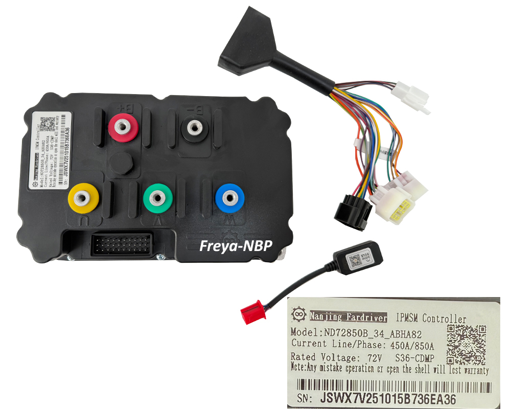 QS180 72-96V 8000Wミッドドライブエンコーダ - Fardriver Nd72850 Controller のレビューと価格