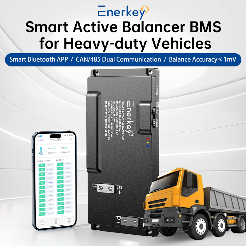 EnerkeyスマートBMS 16S-24S 200A 25 - Smart Bms 24S 200A Bluetooth Lifepo4 のレビューと価格