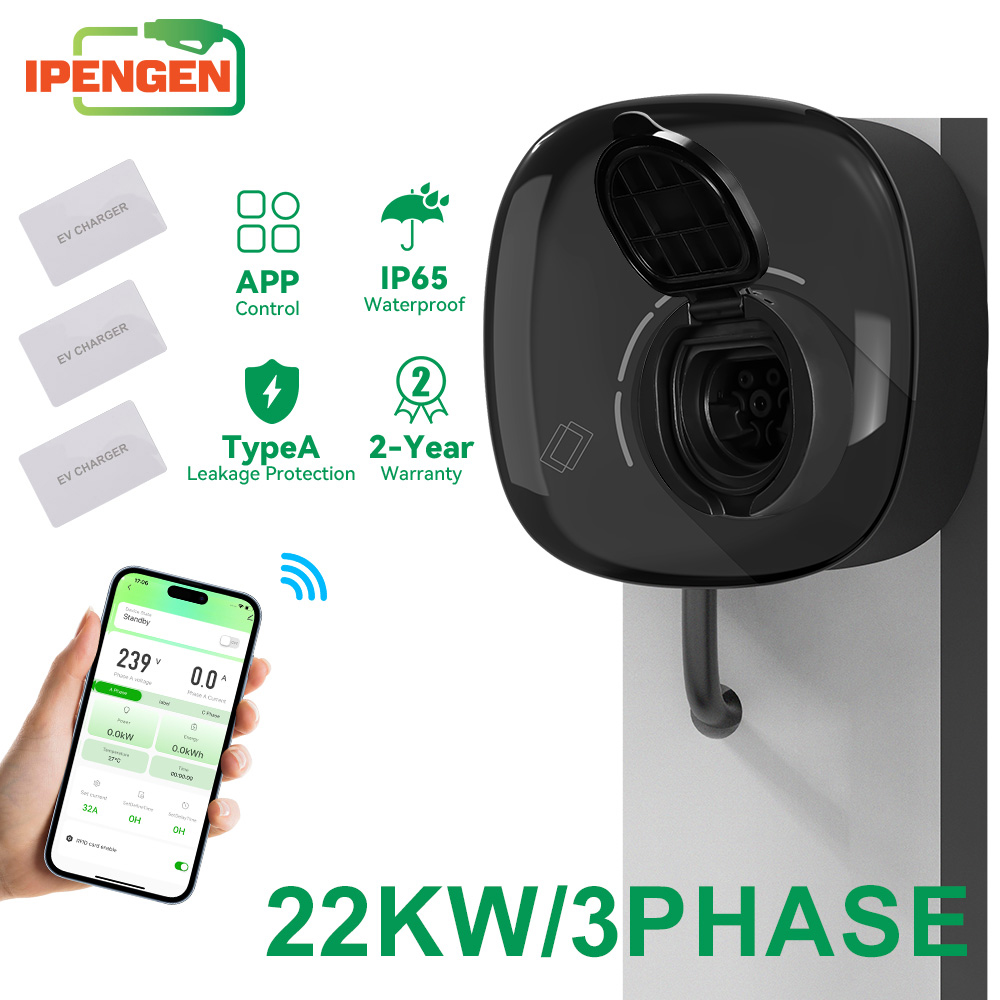 IPENGEN 22KW タイプ2 EV充電器ソケット 32 - Ev Charger Type 2 22Kw 32A 3 Phase のレビューと価格