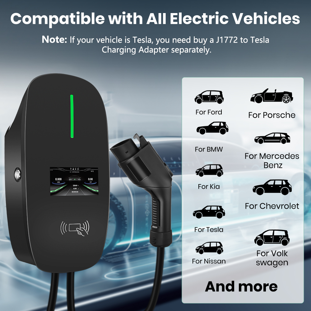 ジュンサン レベル2 EV充電器 48A 11KW SAE  - J1772 Evse 32A Level 2 Charger のレビューと価格