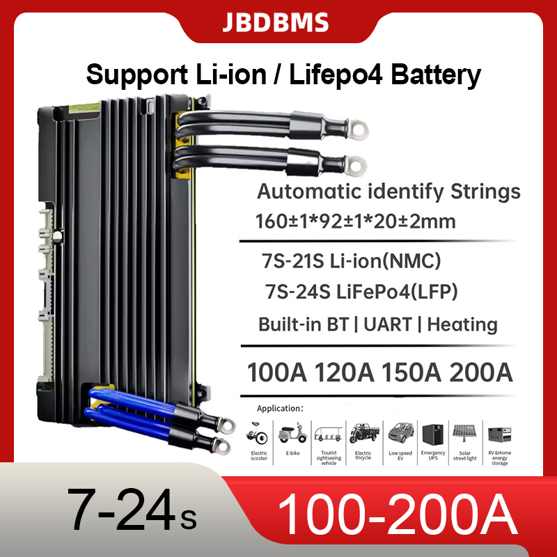 JBD BMS 16S 48V Lifepo4 200A統合 - Smart Bms 24S 200A Bluetooth Lifepo4 のレビューと価格