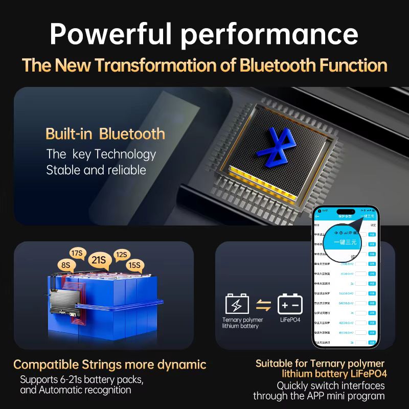JBD BMS 16S 48V Lifepo4 200A統合 - Smart Bms 24S 200A Bluetooth Lifepo4 のレビューと価格