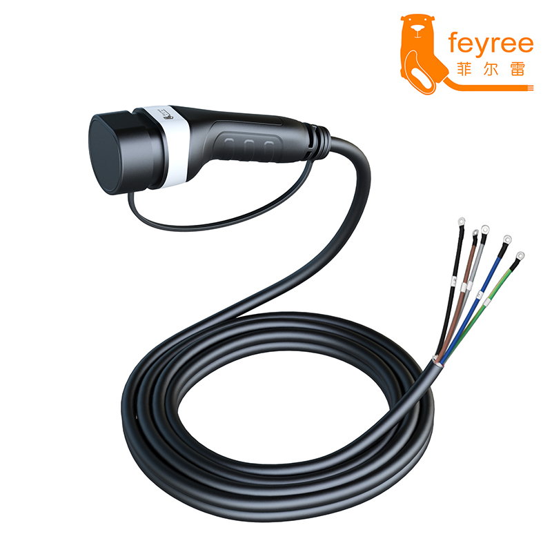 フェイリー3相電気自動車用タイプ2ソケット5mケーブル16A - Ev Charger Type 2 22Kw 32A 3 Phase のレビューと価格