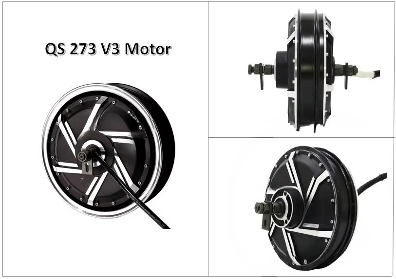電動バイクモーターキット QS 273 50H 200mmフ - Qs Motor 273 8000W Hub Motor のレビューと価格