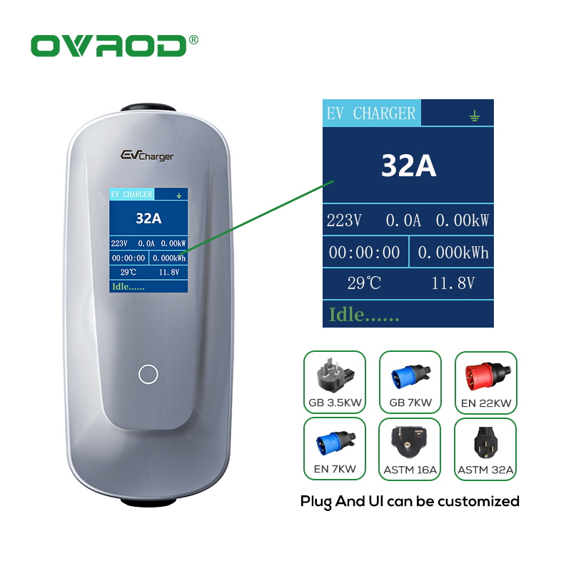 オヴロッド電気自動車16Aモード2 EVSE充電ボックス レ - Type 2 Portable Ev Charger 11Kw Cee のレビューと価格