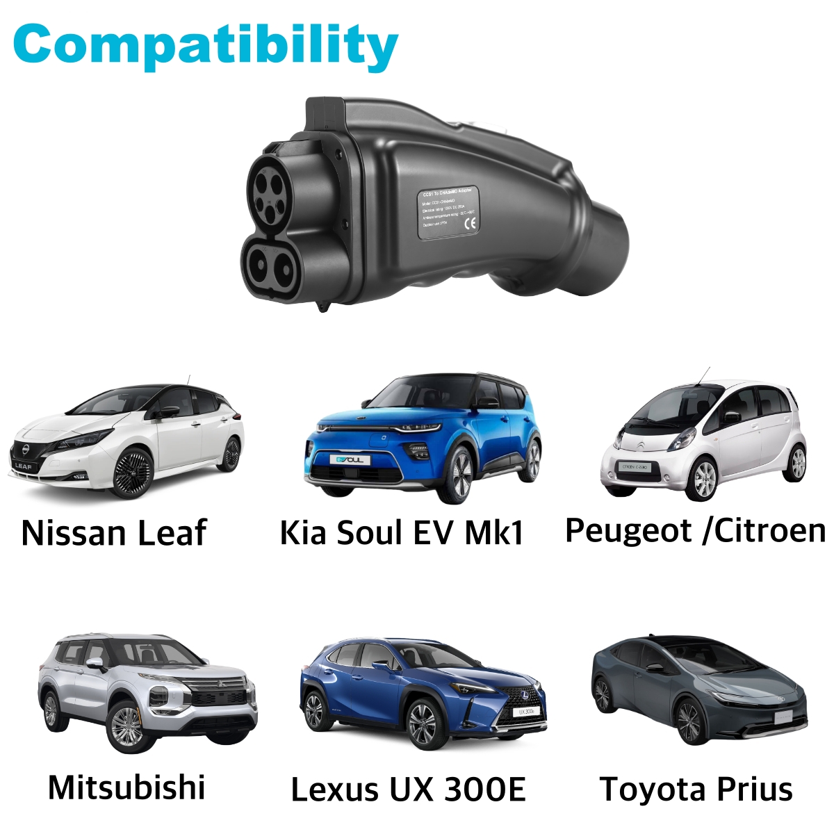 EVcharger4U CCS1 to CHAdeMO EV - Chademo To Ccs Combo 1 Adapter のレビューと価格
