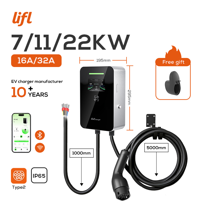 Lifl 7KW 11KW 22KW 3相ウォールボックスE - Ev Charger Type 2 22Kw 32A 3 Phase のレビューと価格